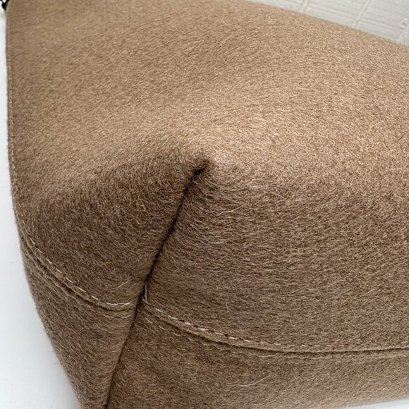 NEW Graf Lantz Hana Merino Wool Hobo Bag - Cumin (Brown) - Picture 4 of 10